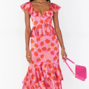 Show Me Your Mumu Reese Ruffle Dress - Smooch Floral